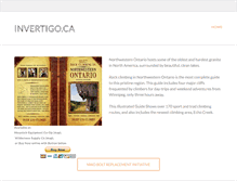 Tablet Screenshot of invertigo.ca
